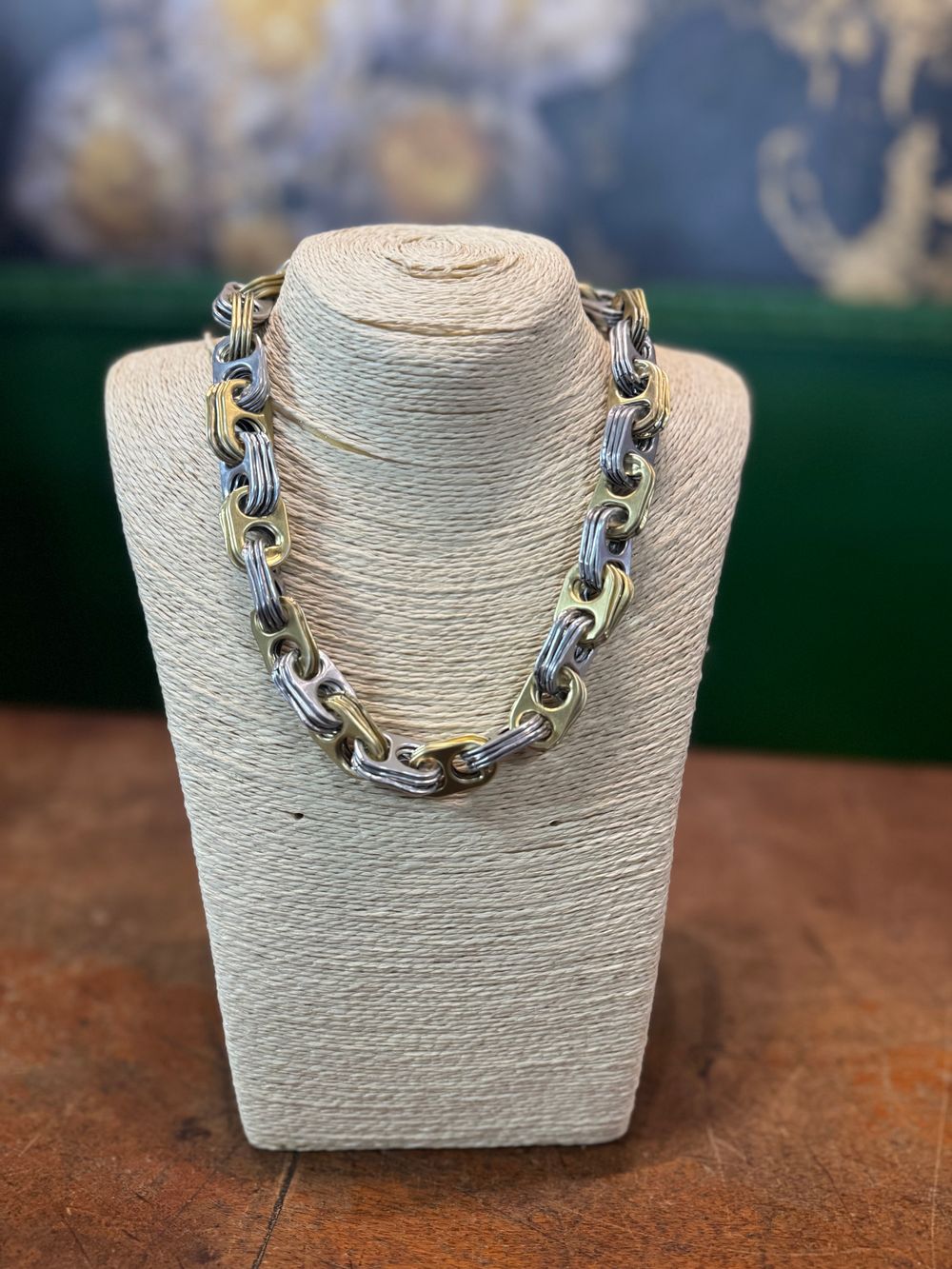 Two-tone Pop Tab Necklace